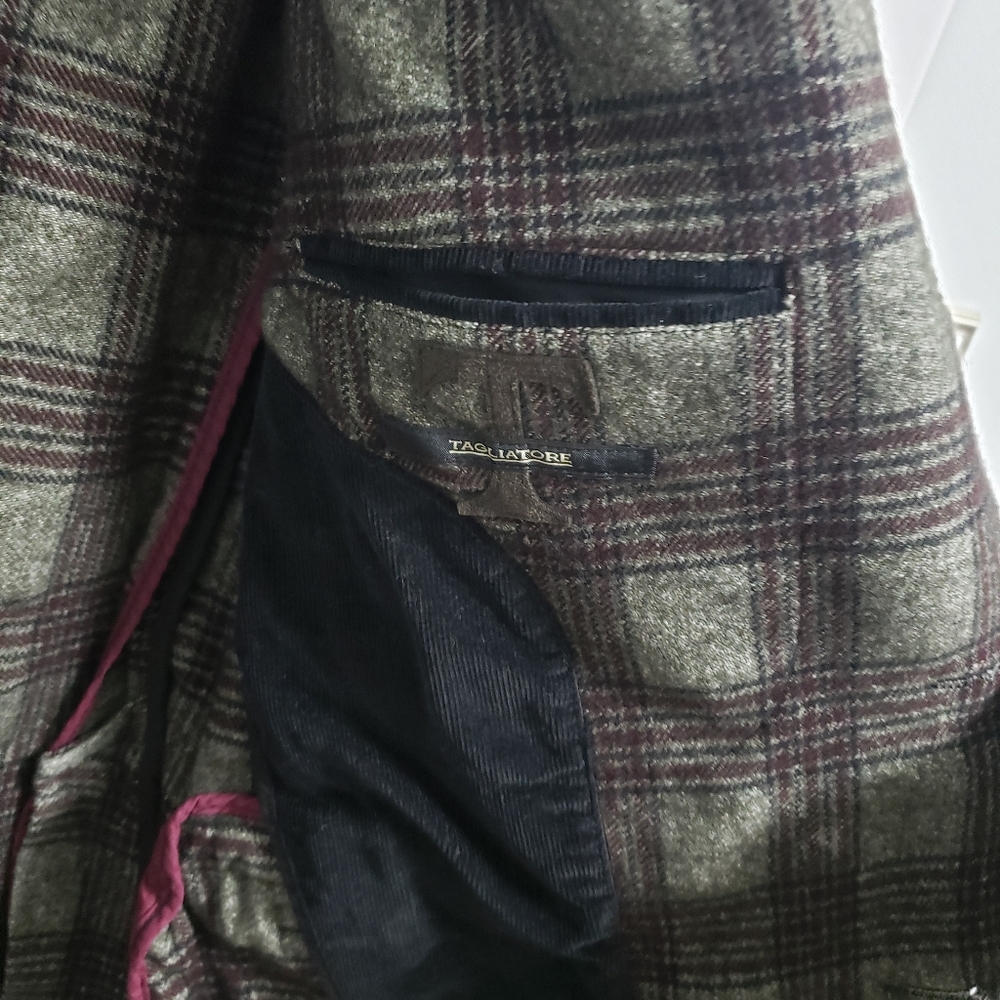 TAGLIATORE Plaid Blazer Jacket - Picture 10 of 15